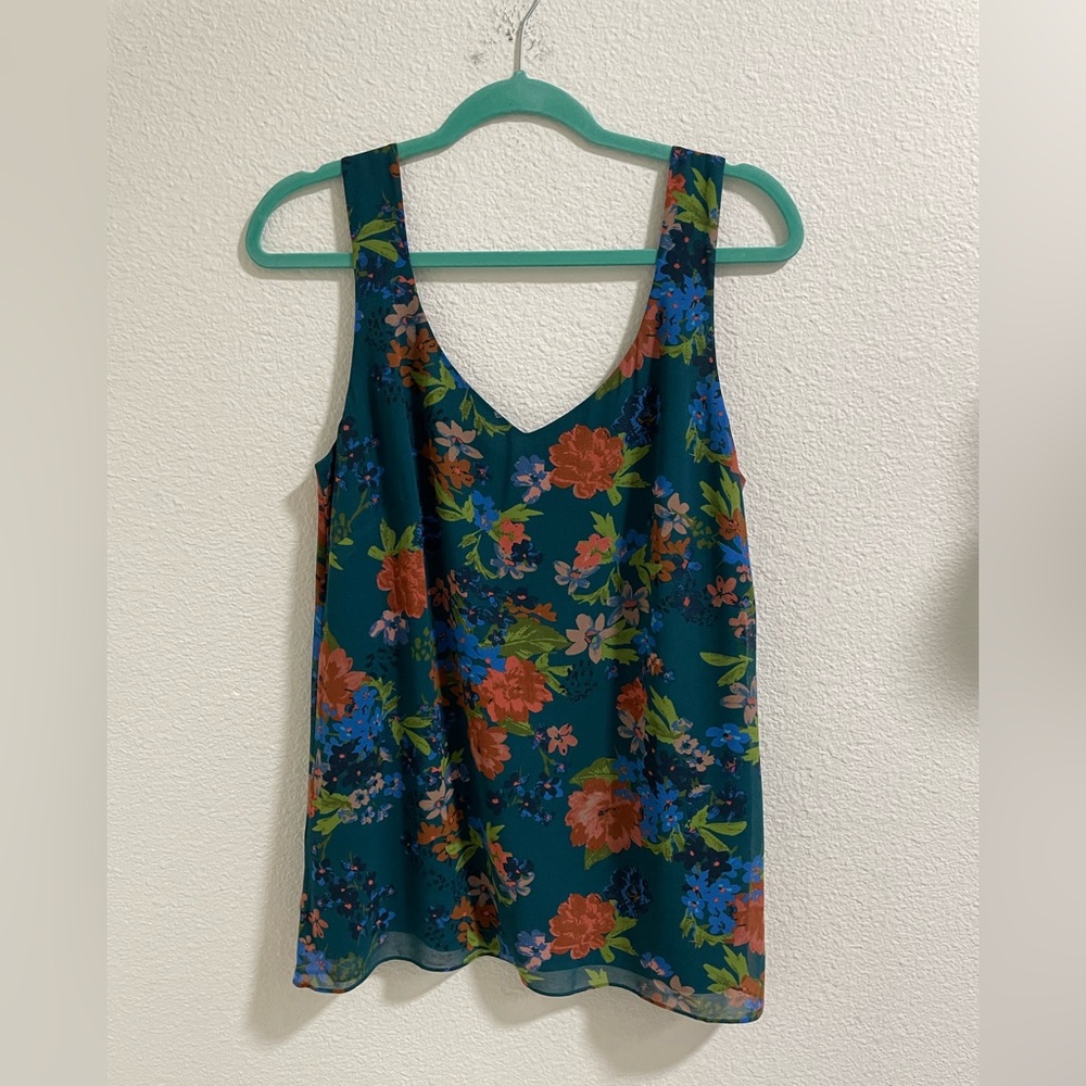 Cabi Vibrant Floral Tank Top - NeW